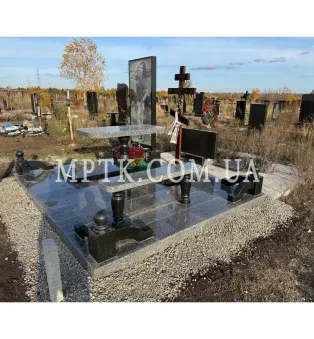Ограда из гранита на могилу ЗАБ008