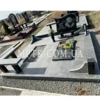 Ограда из гранита на могилу ЗАБ006