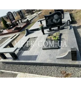Ограда из гранита на могилу ЗАБ006
