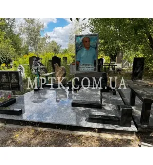 Ограда из гранита на могилу ЗАБ002