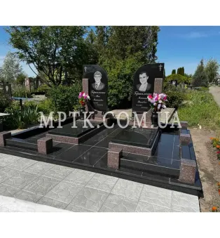 Ограда из гранита на могилу ЗАБ003