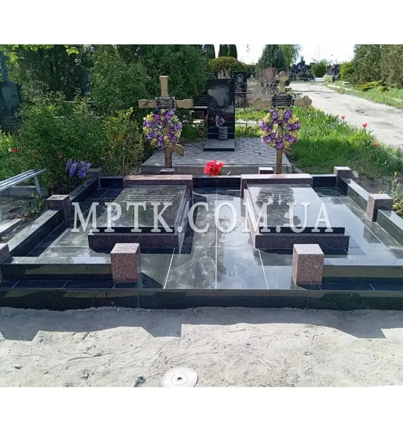 Ограда из гранита на могилу ЗАБ003