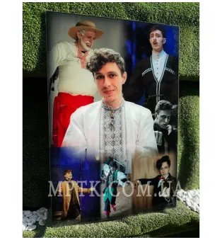 Фотография на стекле для памятников - ФОТ003. Размер: 60*40 см
