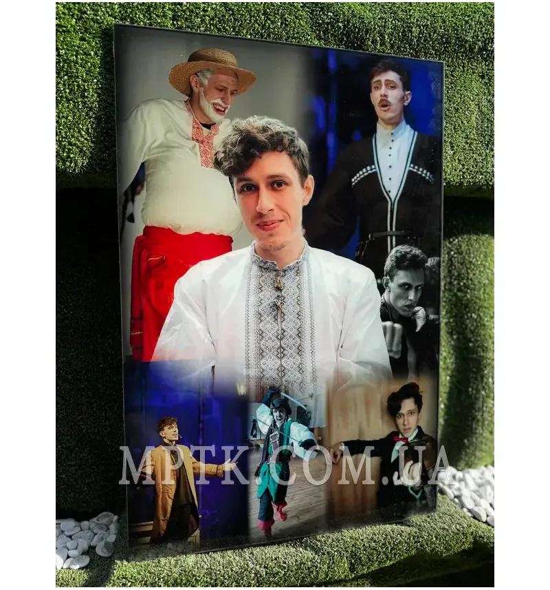 Фотография на стекле для памятников - ФОТ003. Размер: 60*40 см