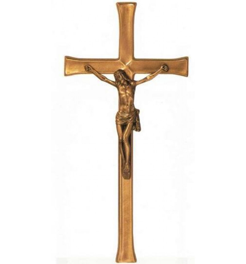 Крест бронзовый на памятник КР005