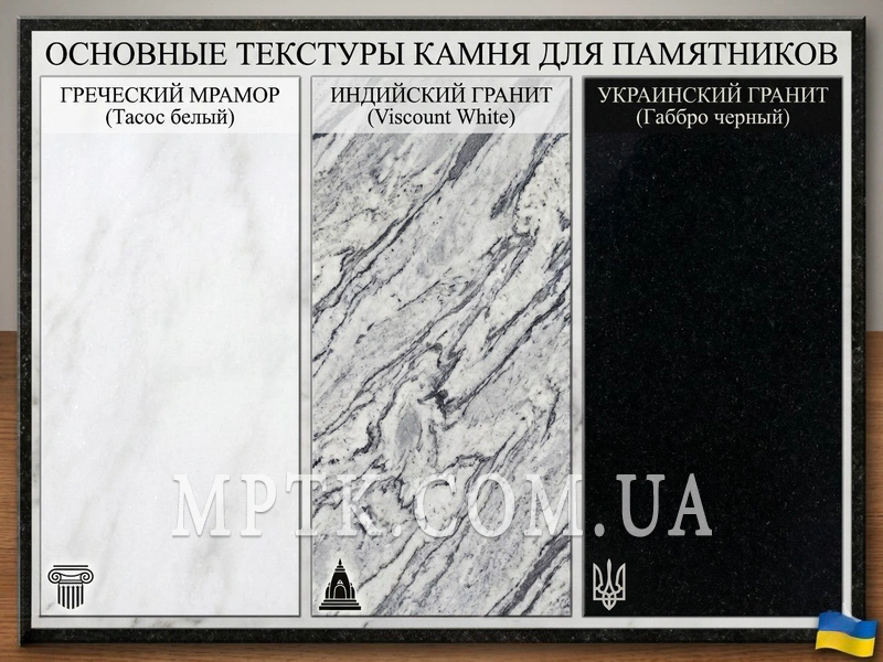 Сравнение текстуры и фактуры мрамора и гранита вблизи